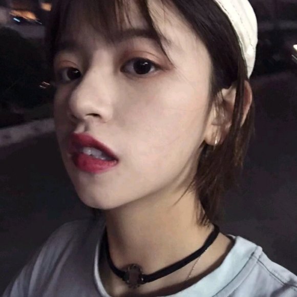 清纯长发漂亮微信女生头像