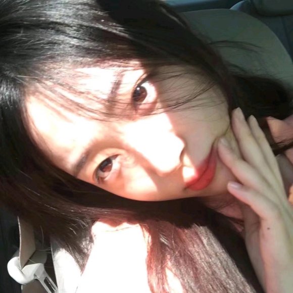 清纯长发漂亮微信女生头像