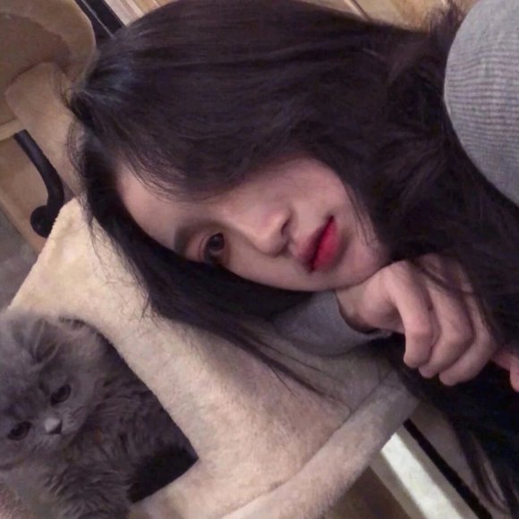 清纯长发漂亮微信女生头像