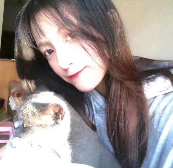 清纯长发漂亮微信女生头像