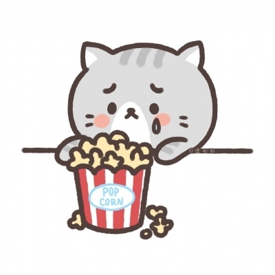 可爱萌萌哒的微信卡通吃货猫咪头像