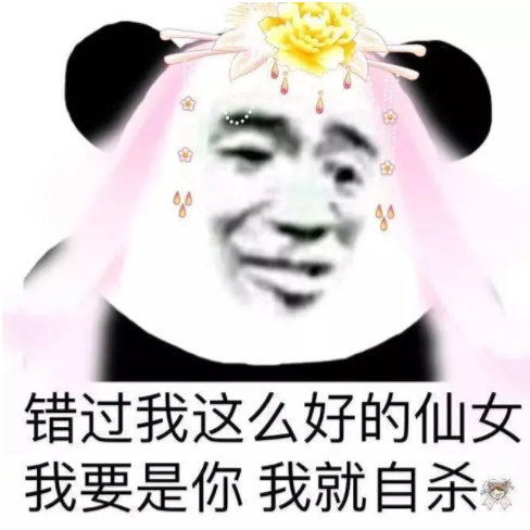 沙雕到爆的微信带字熊猫头表情包