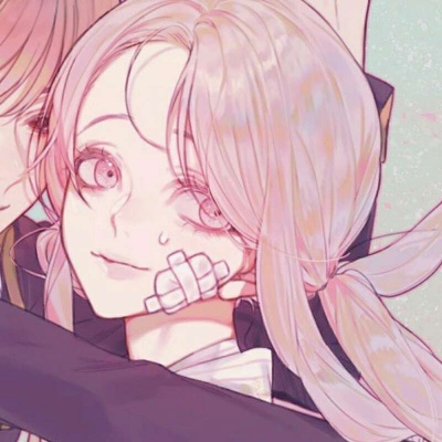 一对两张的微信动漫情侣头像