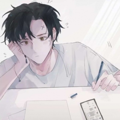 好看不明显的微信动漫情侣头像