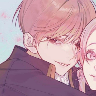 一对两张的微信动漫情侣头像