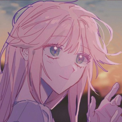 一对两张的微信动漫情侣头像