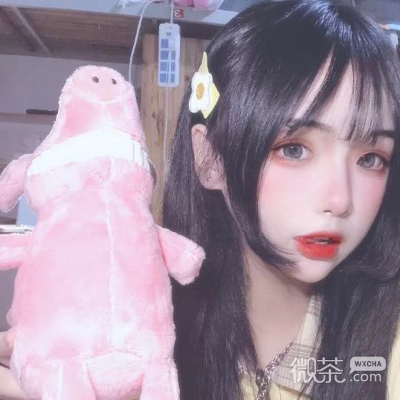 小清新文艺长发迷人微信女生头像