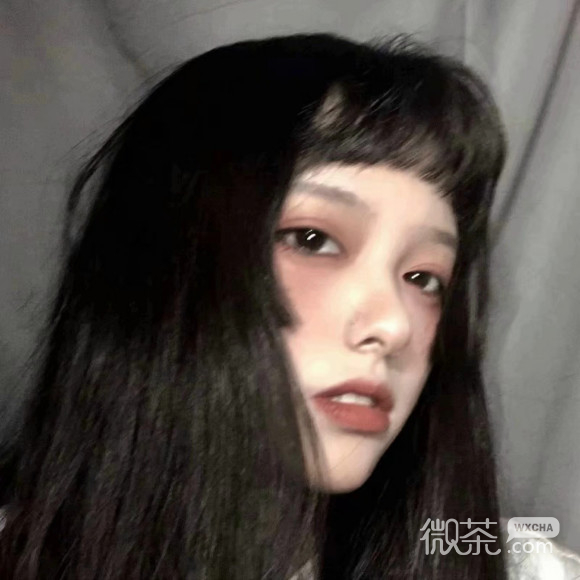 小清新文艺长发迷人微信女生头像