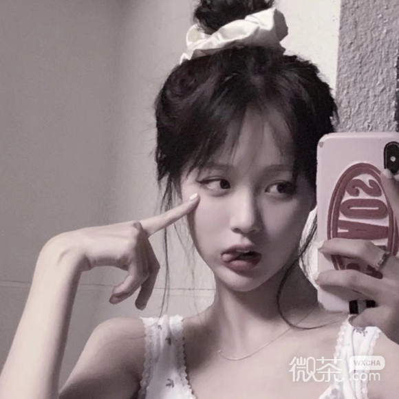 小清新文艺长发迷人微信女生头像