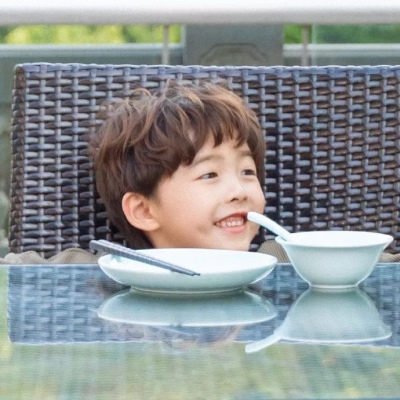 一男一女可爱小孩微信情侣头像