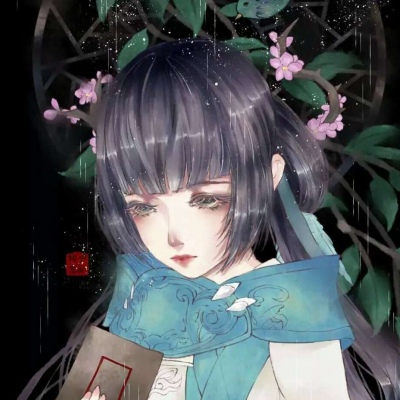 唯美好看的微信古风手绘女生头像