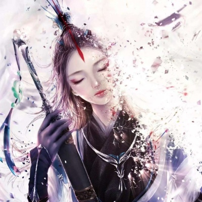 唯美好看的微信古风手绘女生头像