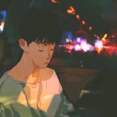 高冷帅气风格的微信动漫男生头像