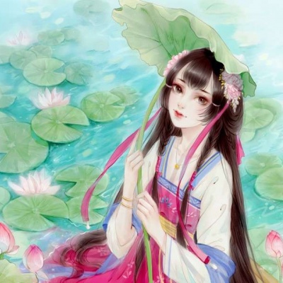 唯美好看的微信古风手绘女生头像