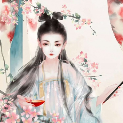 唯美好看的微信古风手绘女生头像
