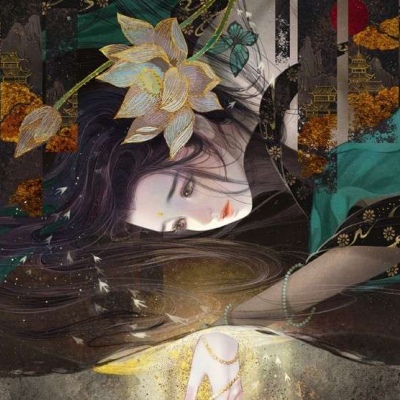 唯美好看的微信古风手绘女生头像