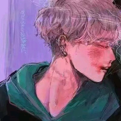 高冷帅气风格的微信动漫男生头像