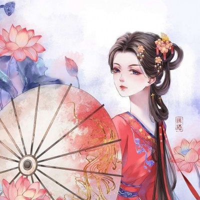唯美好看的微信古风手绘女生头像