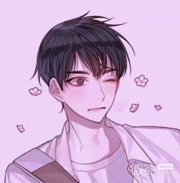 微信甜蜜一男一女二次元情侣头像