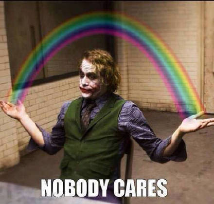 Nobody cares 九连微信恶搞斗图表情包