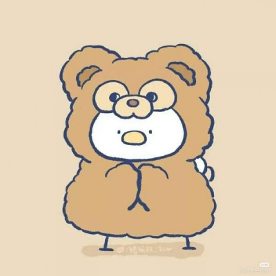 可爱超萌的微信动漫九人组头像