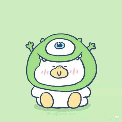 可爱超萌的微信动漫九人组头像