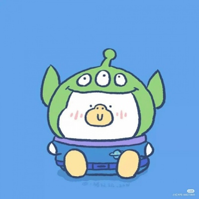 可爱超萌的微信动漫九人组头像