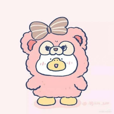 可爱超萌的微信动漫九人组头像