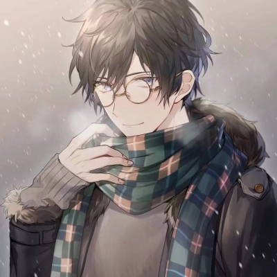 帅气暖男风格的微信动漫男生头像