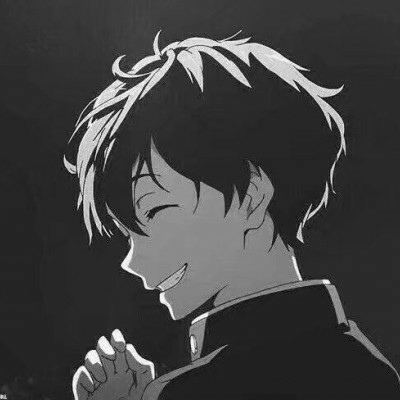 高清旧漫风格的微信二次元男生头像