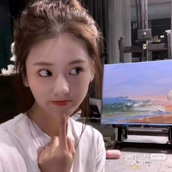微信最潮青春女生头像