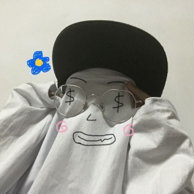 蒙头带眼镜的微信沙雕头像