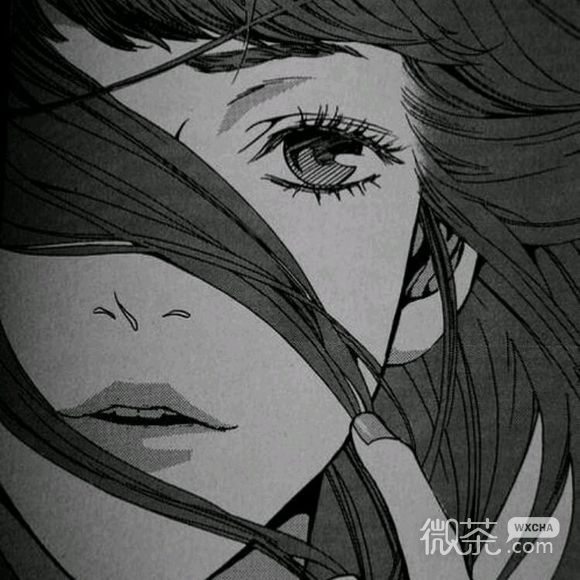 微信最潮黑白女生头像