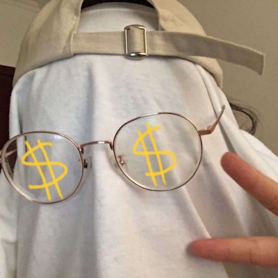 蒙头带眼镜的微信沙雕头像