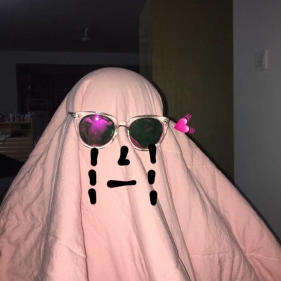 蒙头带眼镜的微信沙雕头像