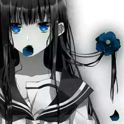 病态恐怖的微信二次元女生头像