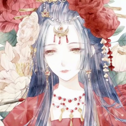 唯美颜值高的微信二次元古风女生头像