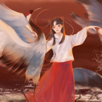 唯美颜值高的微信二次元古风女生头像