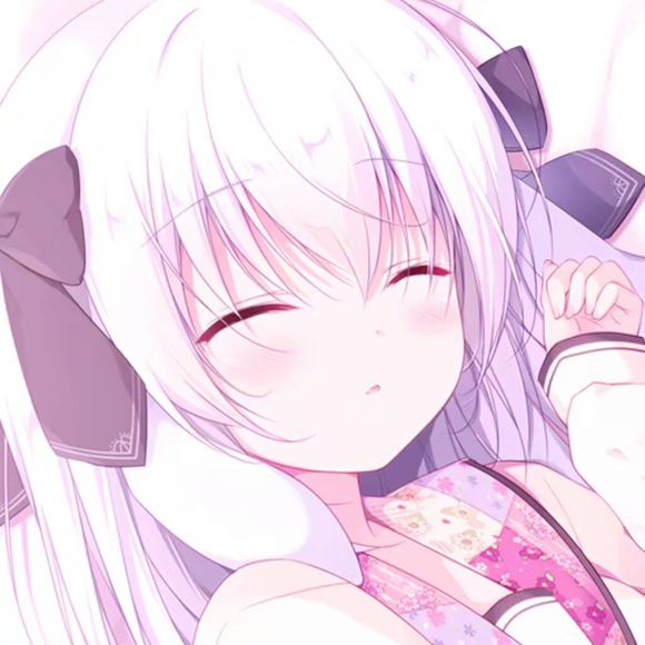 微信最潮丧系二次元女生头像