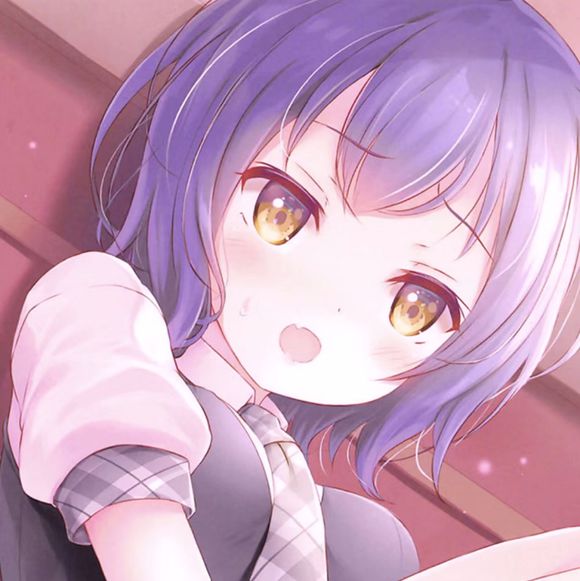 微信最潮丧系二次元女生头像