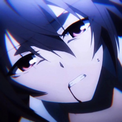 丧气伤感风格的微信黑白动漫男生头像