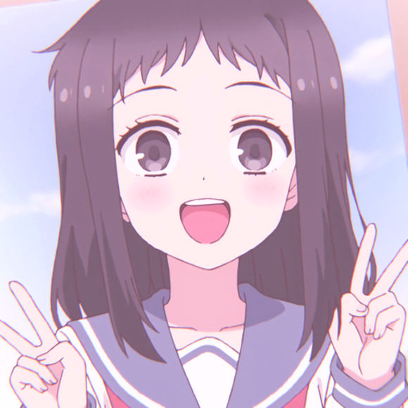 微信最潮丧系二次元女生头像