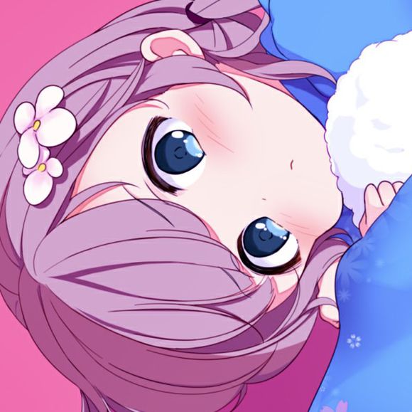 微信最潮丧系二次元女生头像