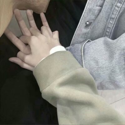 手控专用的微信真人情侣头像合集