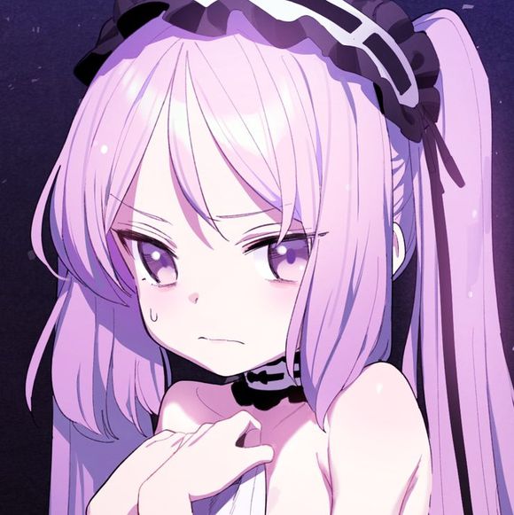 微信最潮丧系二次元女生头像