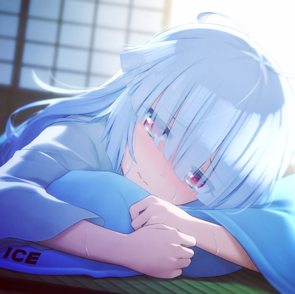 微信最潮丧系二次元女生头像