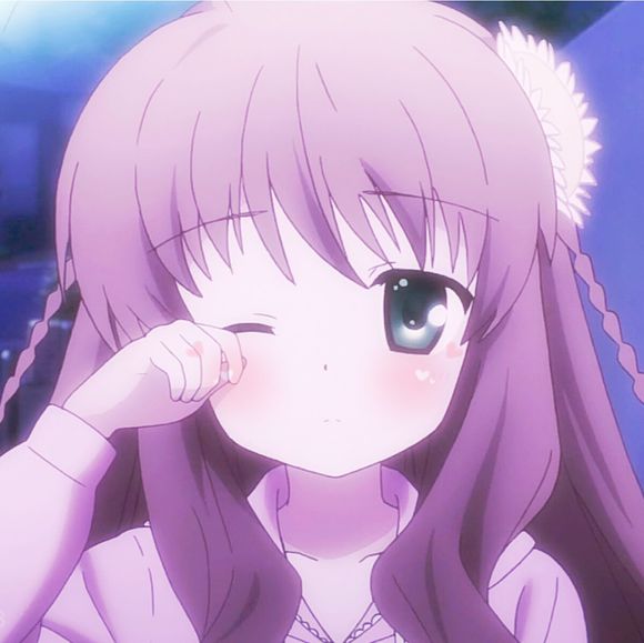 微信最潮丧系二次元女生头像