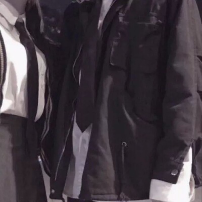 酷炫帅气的微信真人情侣头像