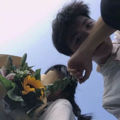 酷炫帅气的微信真人情侣头像