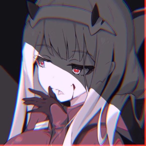 微信最潮丧系二次元女生头像